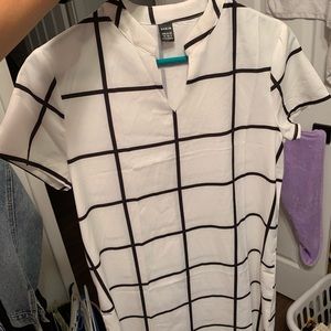 Black and white dress from Shein